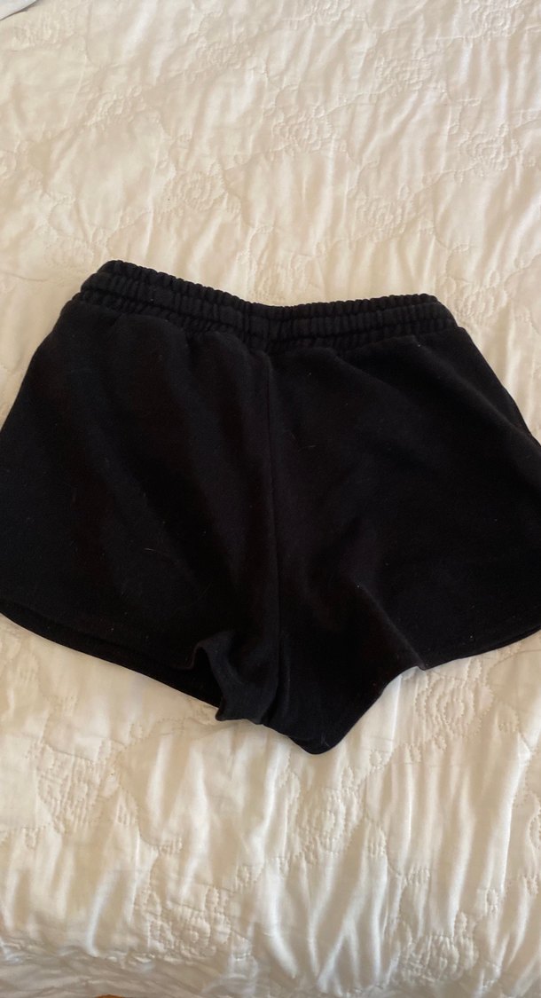 Siyah Baskılı Kız çocuk  Mini Şort - Görsel 2