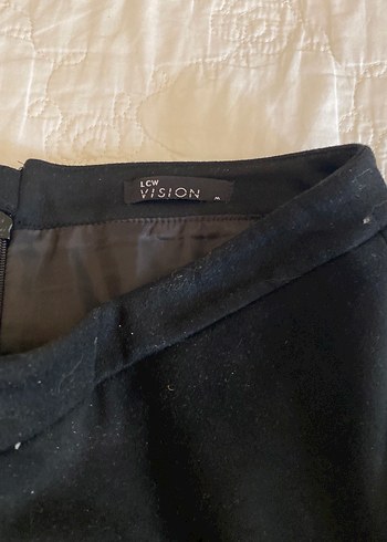 Drapeli Siyah süet püsküllü uçlu etek ucu - Görsel 2