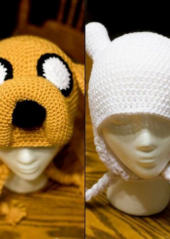 adventure time Jake Finn örgü bere sapka