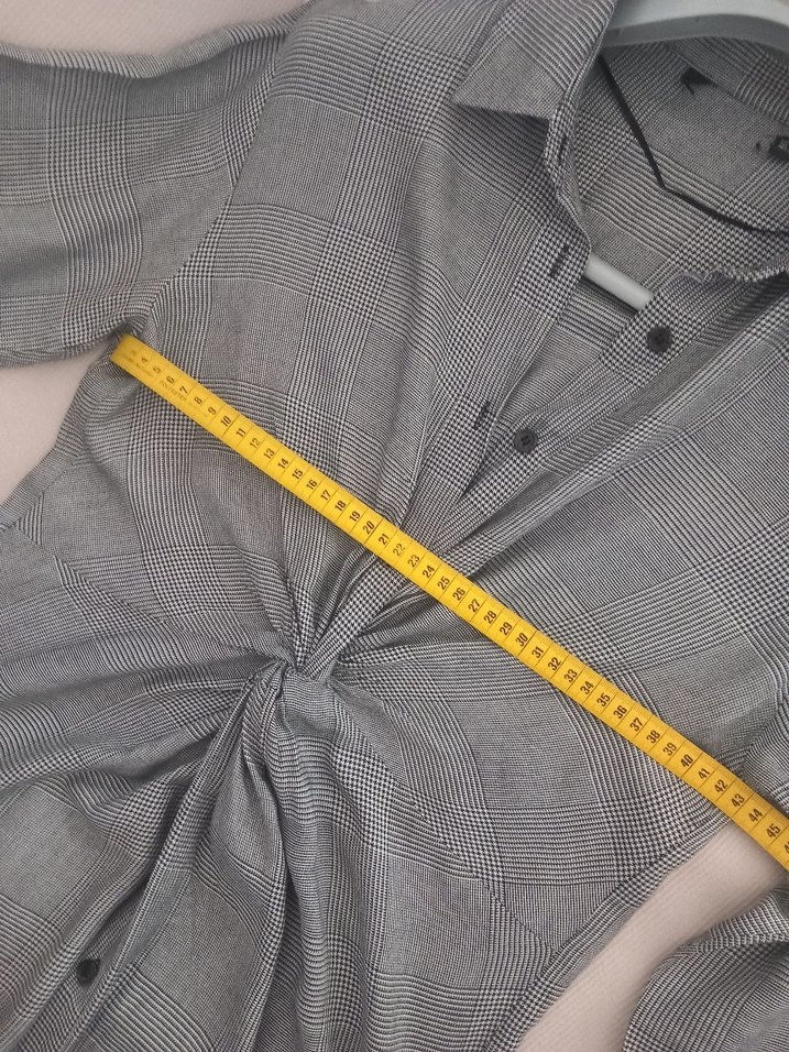 Gri Uzun Kollu Günlük  Elbise - Görsel 5