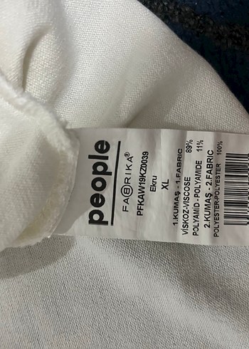 Beyaz Boğazlı Uzun Kollu Kadın Kazak - Görsel 5