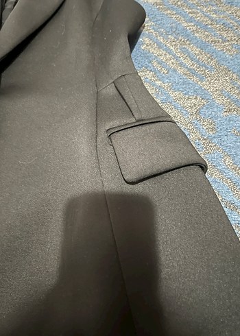 Siyah Uzun Kadın Yelek - Görsel 3