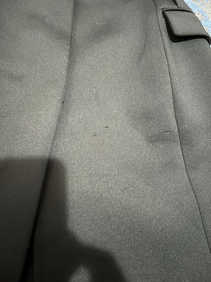 Siyah Uzun Kadın Yelek - Görsel 5