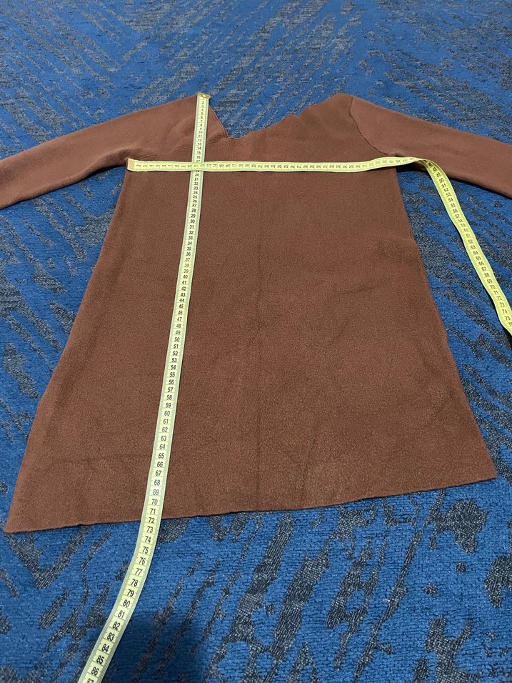 Kahverengi zara kazak - Görsel 2