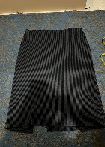 Lacivert Midi Kadın Etek - Görsel 5