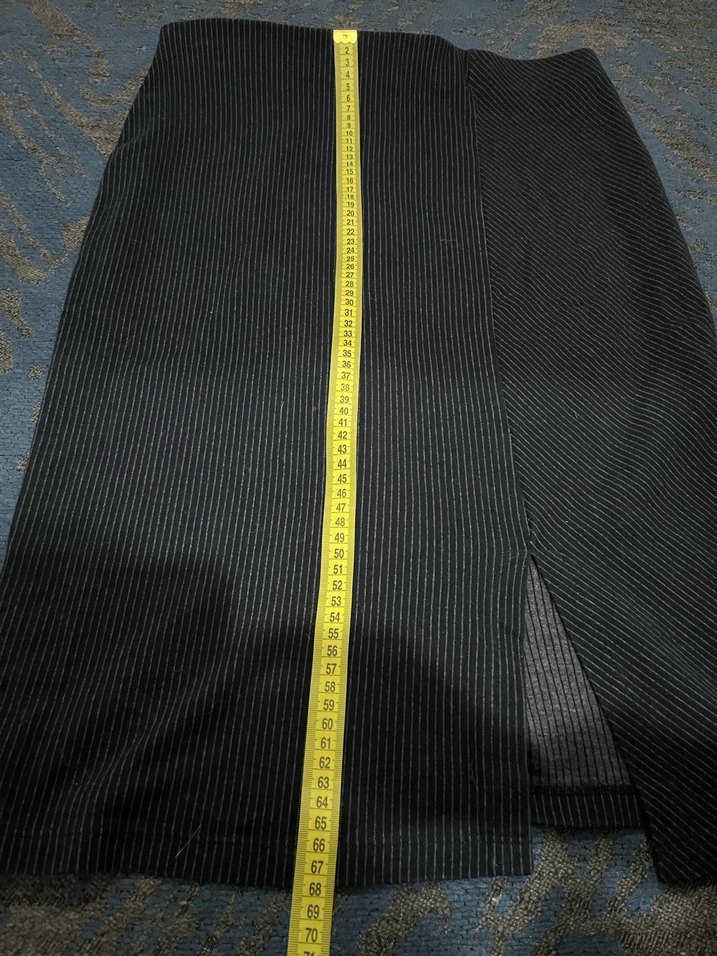 Lacivert Midi Kadın Etek - Görsel 2