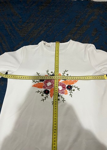 Çiçek Desenli Uzun Kollu tunik - Görsel 3