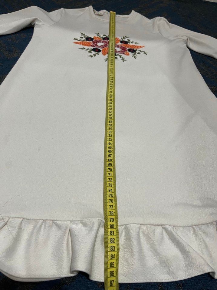 Çiçek Desenli Uzun Kollu tunik - Görsel 2