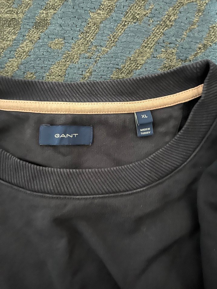 Lacivert Çiçek Desenli Oversize Sweatshirt - Görsel 5