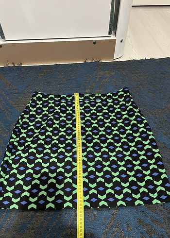 Kadın Çok Renkli Midi Etek - Görsel 2