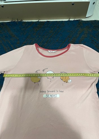 Pembe Uzun Kollu Midi Kadın pijama - Görsel 2