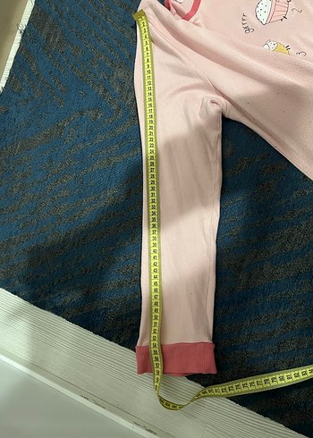 Pembe Uzun Kollu Midi Kadın pijama - Görsel 4