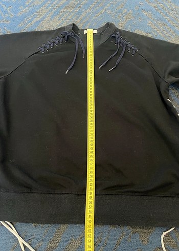 Twist Siyah Kadın Uzun Kollu Sweatshirt - Görsel 4