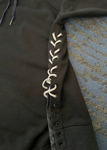 Twist Siyah Kadın Uzun Kollu Sweatshirt - Görsel 3