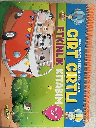 Cırt cırtlı etkinlik kitabı