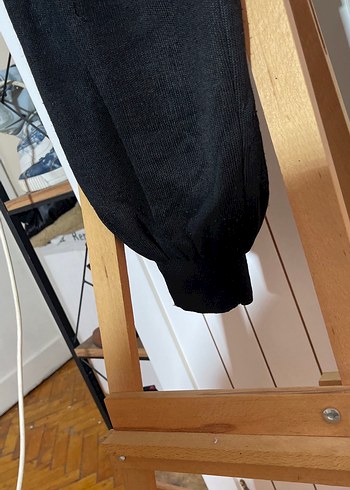 Siyah ç Salaş Kadın Pantolon - Görsel 2