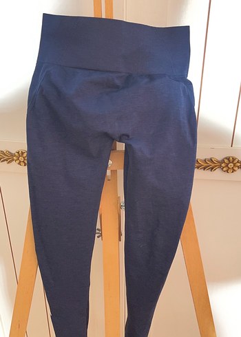 Lacivert Kadın Spor Tayt - Görsel 2