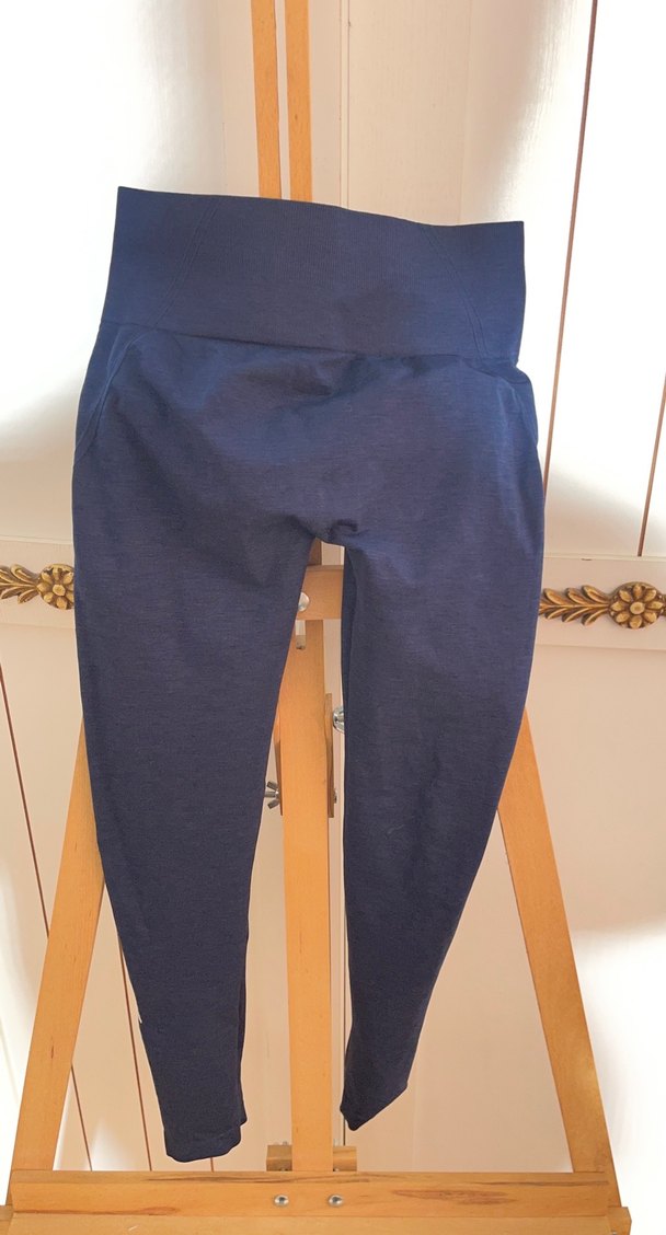 Lacivert Kadın Spor Tayt - Görsel 2