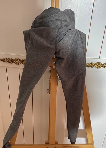 Gri Kadın Spor Taytı - Görsel 3