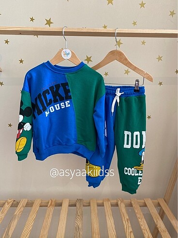 Zara MİCKEY MOUSE BASKILI ERKEK ÇOCUK TAKIM