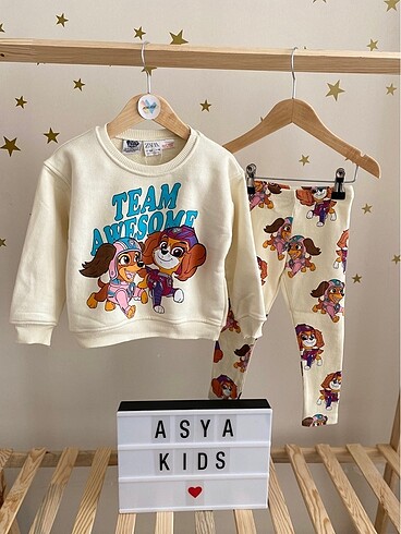 PAW PATROL KIZ ÇOCUK TAYTLI TAKIM