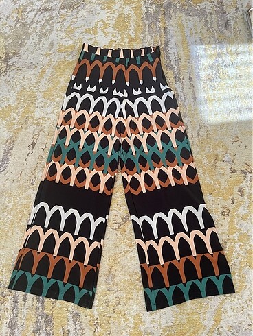 Desenli İnce Pantolon