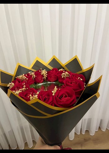 Yapay gül buketi - Görsel 3