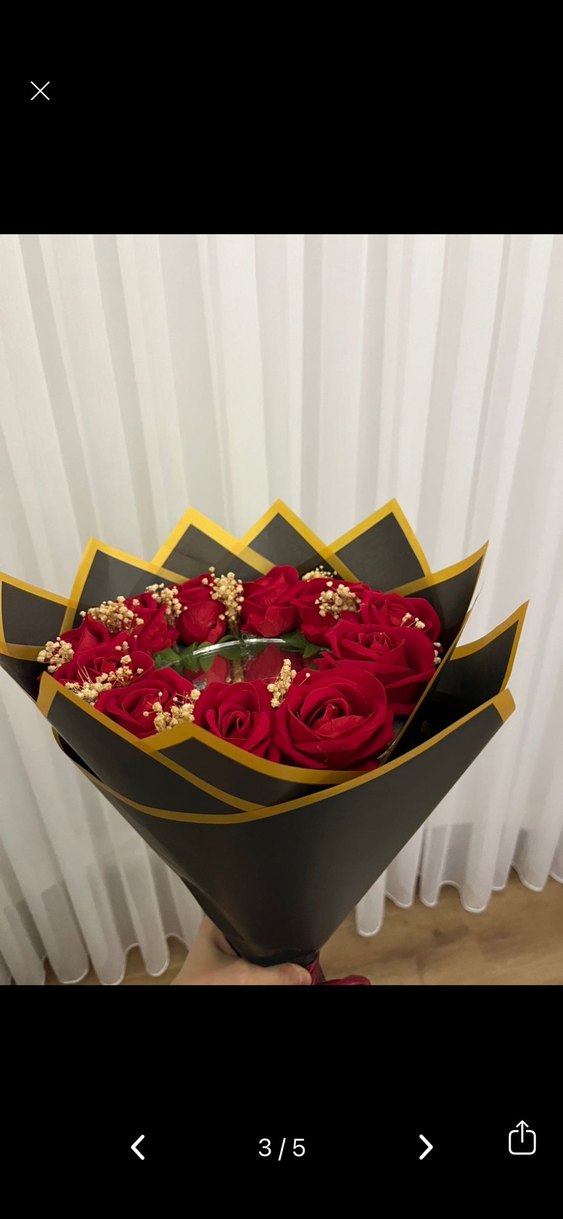 Yapay gül buketi - Görsel 3