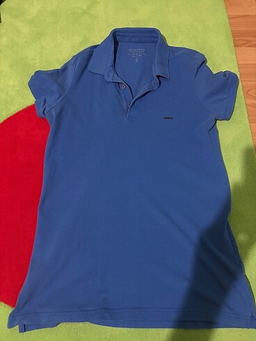 Pologarage Mavi Polo Yaka T-Shirt