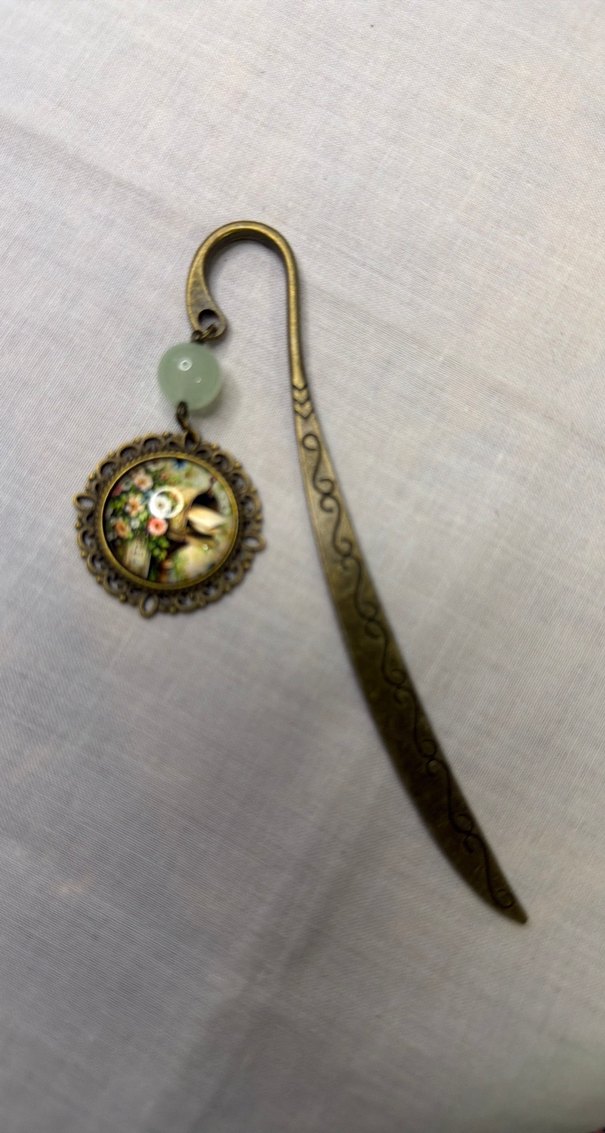 Nakışlı Boncuklu Vintage Bohem Kitap Ayracı - Görsel 2