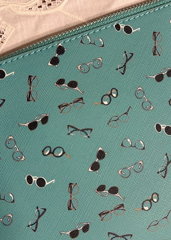 Mango Baskılı Fermuarlı Clutch - Görsel 5