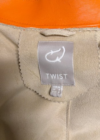 Kürk Detaylı Beyaz Kadın Ceket - Görsel 5