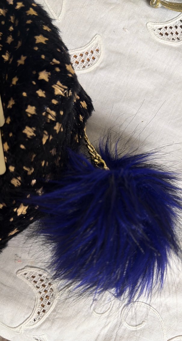 Altın Yıldızlı Bohem Kadın Makyaj Çantası - Görsel 3