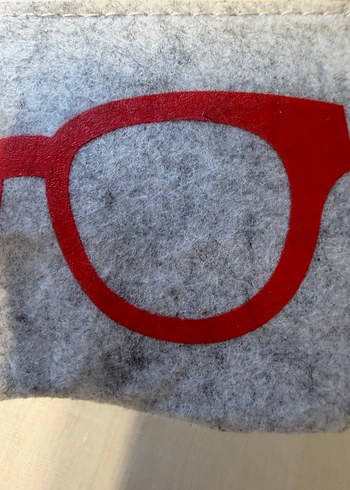 Gri Fermuarlı Kadın Gözlük Kılıfı - Görsel 3