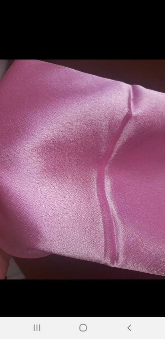 saten pembe kumaş - Görsel 5