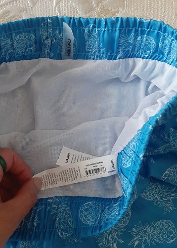 Renkli Desenli Erkek Deniz Şortu - Görsel 7