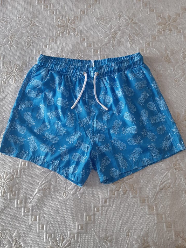 Renkli Desenli Erkek Deniz Şortu - Görsel 2