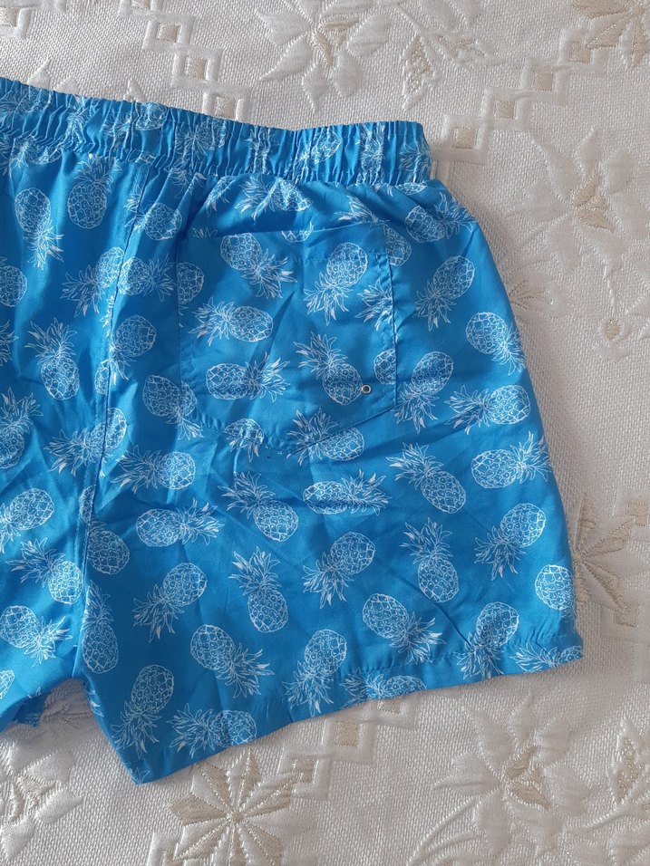 Renkli Desenli Erkek Deniz Şortu - Görsel 4