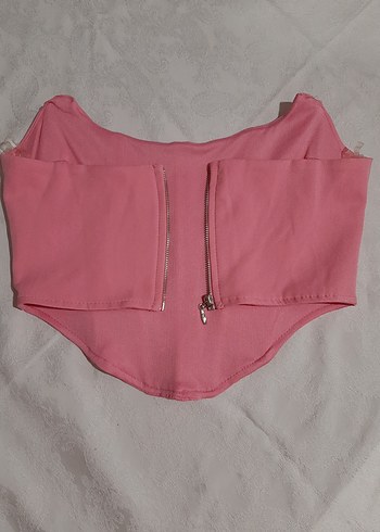 Pembe Kadın Bustiyer - Görsel 3