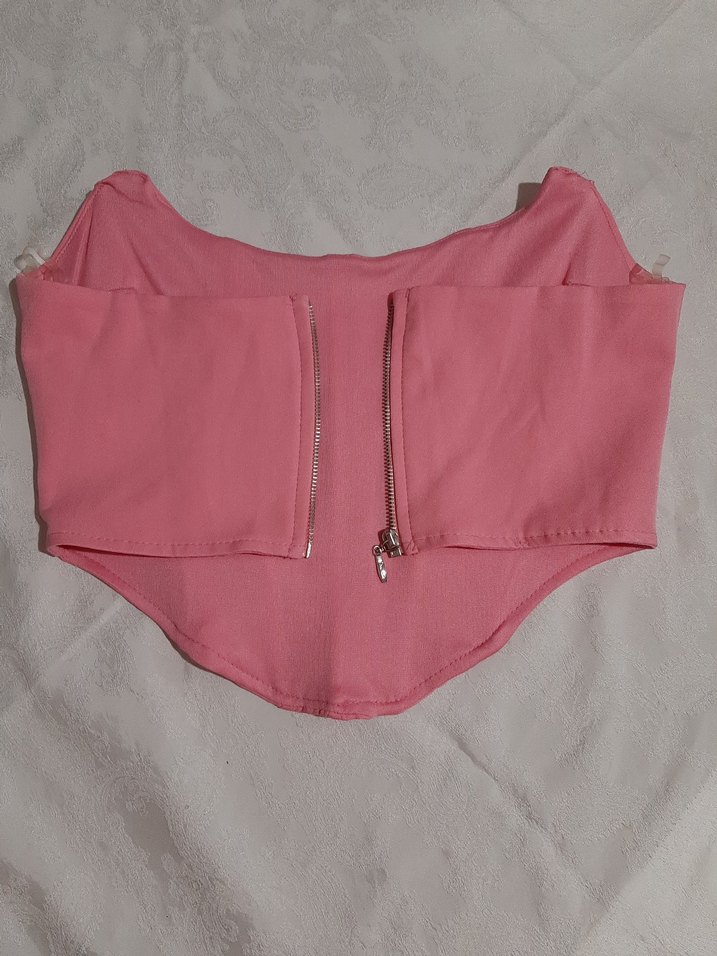 Pembe Kadın Bustiyer - Görsel 3