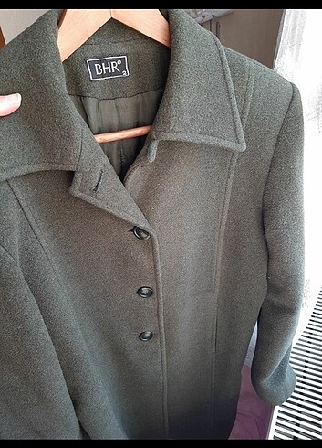 Yün kaşe kaban manto - Görsel 6