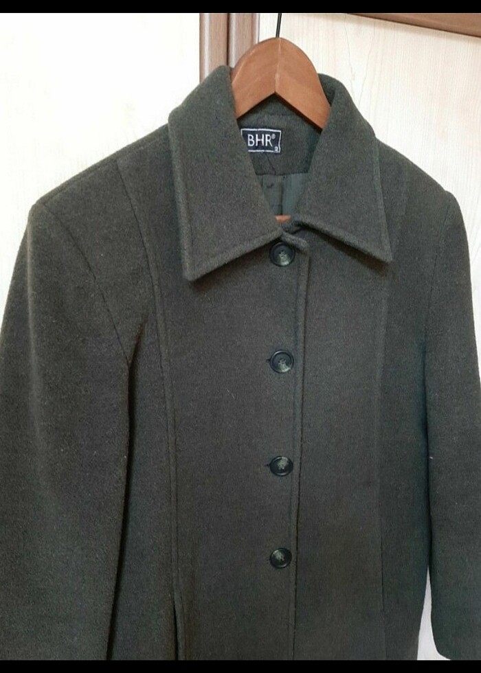 Yün kaşe kaban manto - Görsel 3