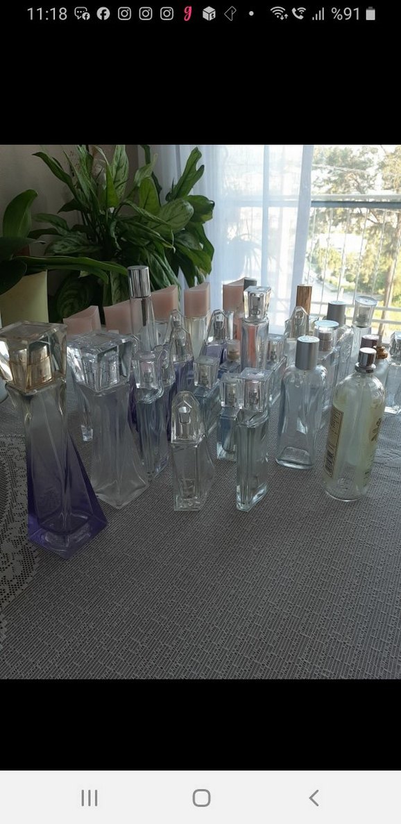 kadın parfümü boş şişeleri - Görsel 5