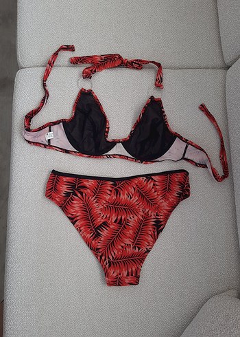 #y2k Kırmızı Bağcıklı Bikini Takımı - Görsel 4