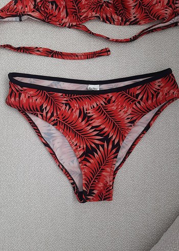 #y2k Kırmızı Bağcıklı Bikini Takımı - Görsel 5