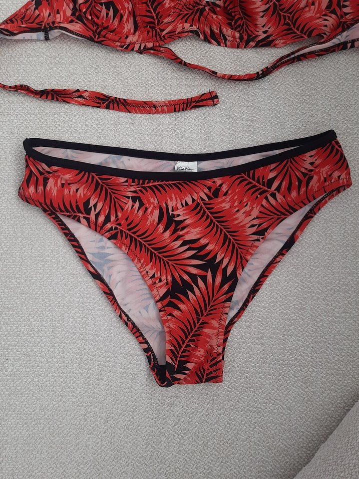 #y2k Kırmızı Bağcıklı Bikini Takımı - Görsel 5