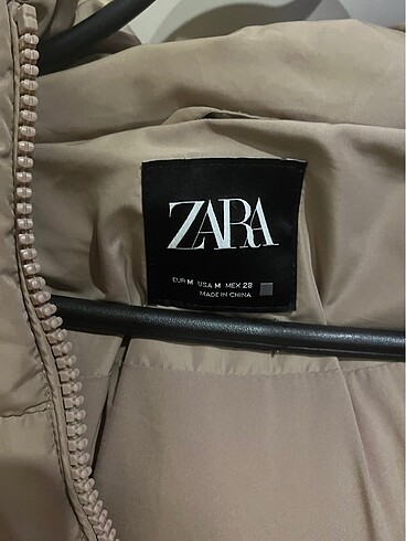 m Beden Zara Şişme Crop Mont