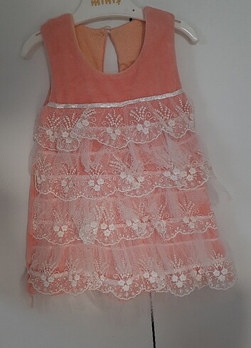 Kız çocuk pembe elbise