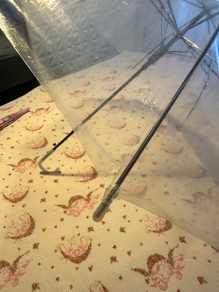 Şeffaf Renkli Otomatik Şemsiye - Görsel 3