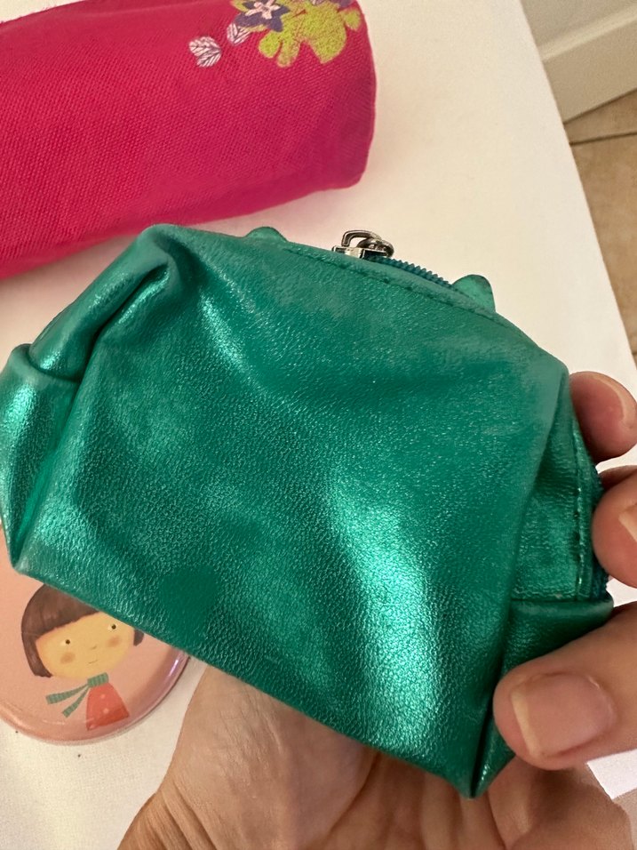 Nakışlı Fermuarlı Pembe Bohem Kalemlik - Görsel 4